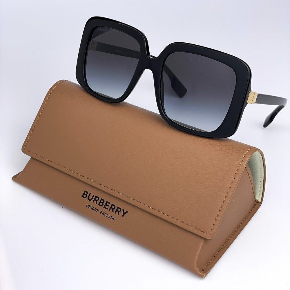 SALE! NEW Burberry PENELOPE BE4363 30018G Black Gray Gradient Women Sunglasses